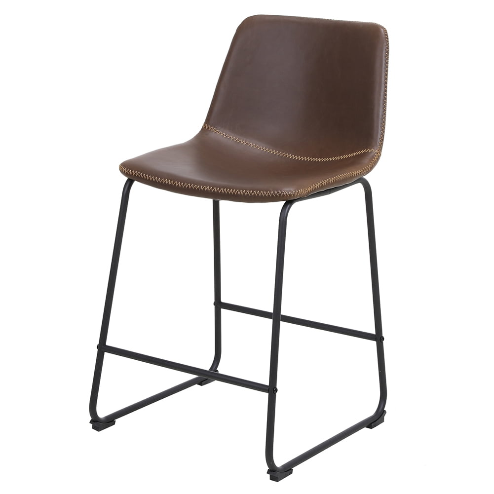 Private Jungle FCH 2pcs Wrought Iron Bar Stool Medium Height 47*35*87cm Dark Brown Private Jungle FCH 2pcs Wrought Iron Bar Stool Medium Height 47*35*87cm Dark Brown
