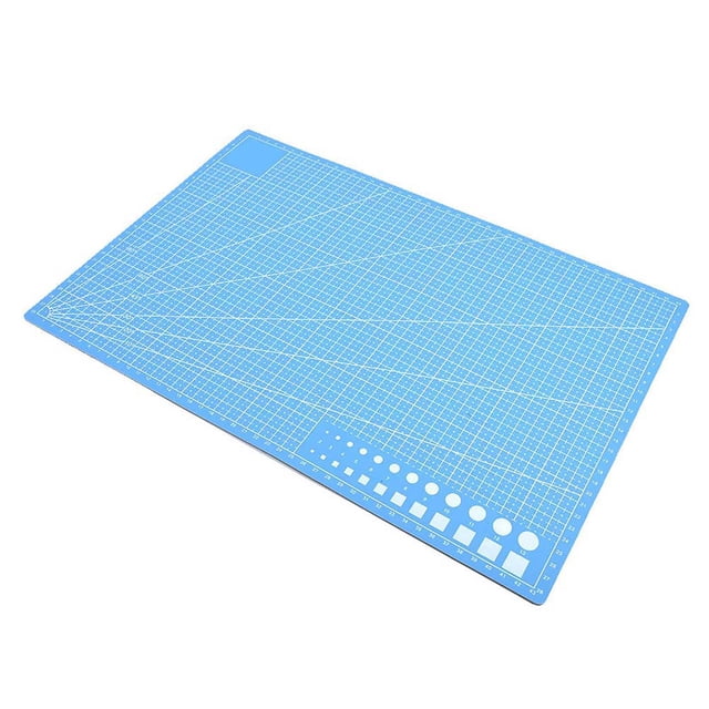 A3 Grid Lines Leather Fabric Grid Lines Cutting Board Cutting Board, A3 Cutting Mat, For Restaurtant Kitchen Tools Kitchen Home