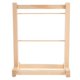 thumbnail image 2 of Wood Miniature Clothes Rack Dollroom Storage Solution For Kids Girls 1 Set, 2 of 4