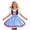 Sky Blue, variant on TrendOFT Kids Aprons Kids Festival Apron Solid Color Half Length Skirt Style Apron Simple Daily Wear For Holiday Party Army Green One Size