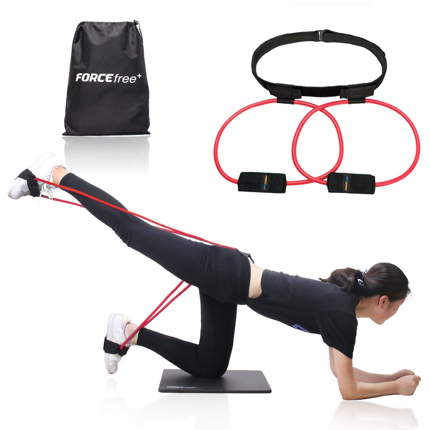 Women Booty Butt Band Workout Resistance Belt,Tone Firm Fitness Exercise 