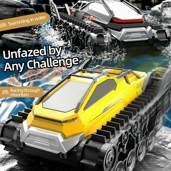Remote Car,Stunt Car All Terrain Vehicle All Remote Car Kids And Terrain Land 2.4 Amphibious Toy Kids Amphibious Vehicle Silver Water Toy