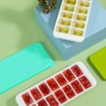 thumbnail image 4 of Molde para cubitos de hielo, bandeja para cubitos de hielo con bandeja para cubitos de hielo con tapa, molde para hacer cubitos de hielo de liberación rápida, diseñado con precisión, 4 of 8