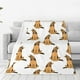 thumbnail image 1 of Fotbe German Shepherd Dog Manta de Franela Acolchonada con Estampado, Súper Suave y Esponjosa, Extra Grande para Sofá, Cama, Uso Todo el Año-60"x50", 1 of 7