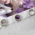 thumbnail image 4 of Manfei White Wolf Blackout Curtains,Romantic Floral Maiden Curtains Pack of 2 (42x84 Each), 4 of 7