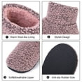 thumbnail image 3 of Women's Winter Boots For Women Memory Foam Ankle Booties House Shoes, 3 of 5