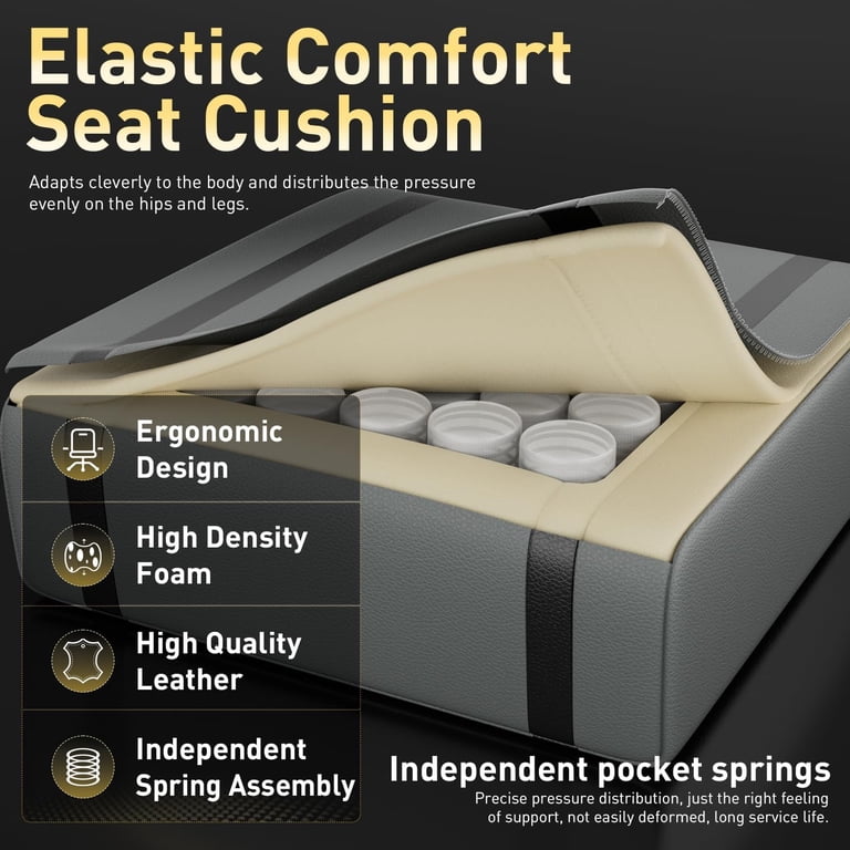 HLDIRECT Ergonomic High Back Gaming Chair With Massage photo 6