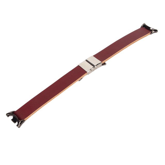 Correa de Reloj de Cuero PU para Xiaomi, Correa de Reloj de Cuero PU Correa de Reloj desplegable Plegable para Correa de Reloj Xiaomi para Funcionalidad Inteligente Xiaomi Jadeshay A