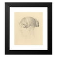 thumbnail image 2 of John Flaxman 12x13 Black Modern Framed Museum Art Print Titled - Head of a Woman (Theresa Turner), 2 of 5