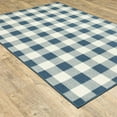 thumbnail image 3 of Oriental Weavers Meridian Area Rug 2598V Outdoor Blue Blocks Cubes 6' 7" x 9' 6" Rectangle, 3 of 4