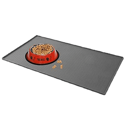 Mr. Peanut's Large Pet Food Mat, Premium Food Grade Silicone, BPA Free,