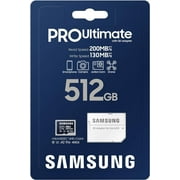 Samsung Pro Ultimate + Adapter microSDXC 512GB, Navy Blue