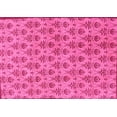 thumbnail image 1 of Ahgly Company Indoor Rectangle Abstract Pink Modern Area Rugs, 7' x 10', 1 of 4