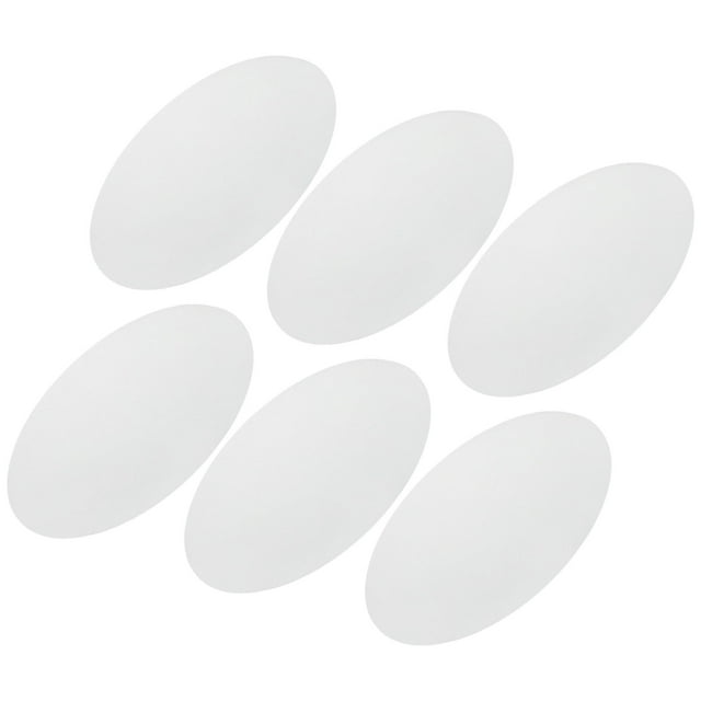 Unique Bargains Patchs en Tissu Thermocollants Coude Genou Beige pour Réparation de Vêtements Kit de Réparation Lot de 6