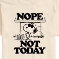 thumbnail image 3 of Peanuts - Joe Cool Nope Not Today - Men's Short Sleeve Graphic T-Shirt, 3 of 6