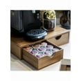 thumbnail image 4 of 1pc Rustic Wood Countertop Coffee Bar Organizer, Coffee Station Organizer With Coffee Pod Drawer Holder Organizer, Coffee Machine Stand Coffee Bar Accessories Organizer, Kitchen Counter Organizer, 4 of 12
