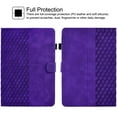 thumbnail image 3 of Universal Case for 9.6-10.5 inch Tablet, GSFY Stand Folio Protective Cover for 9.6/9.7/10/10.1/10.2/10.5 inch Touchscreen Tablet with Multiple Viewing Angles Document Card Pocket - Purple Blocks, 3 of 7