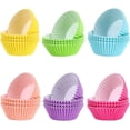 thumbnail image 1 of Revestimiento para cupcakes, 600 piezas de revestimiento para cupcakes, tazas de papel para hornear estándar de arcoíris, regalo para cupcakes, 1 of 3