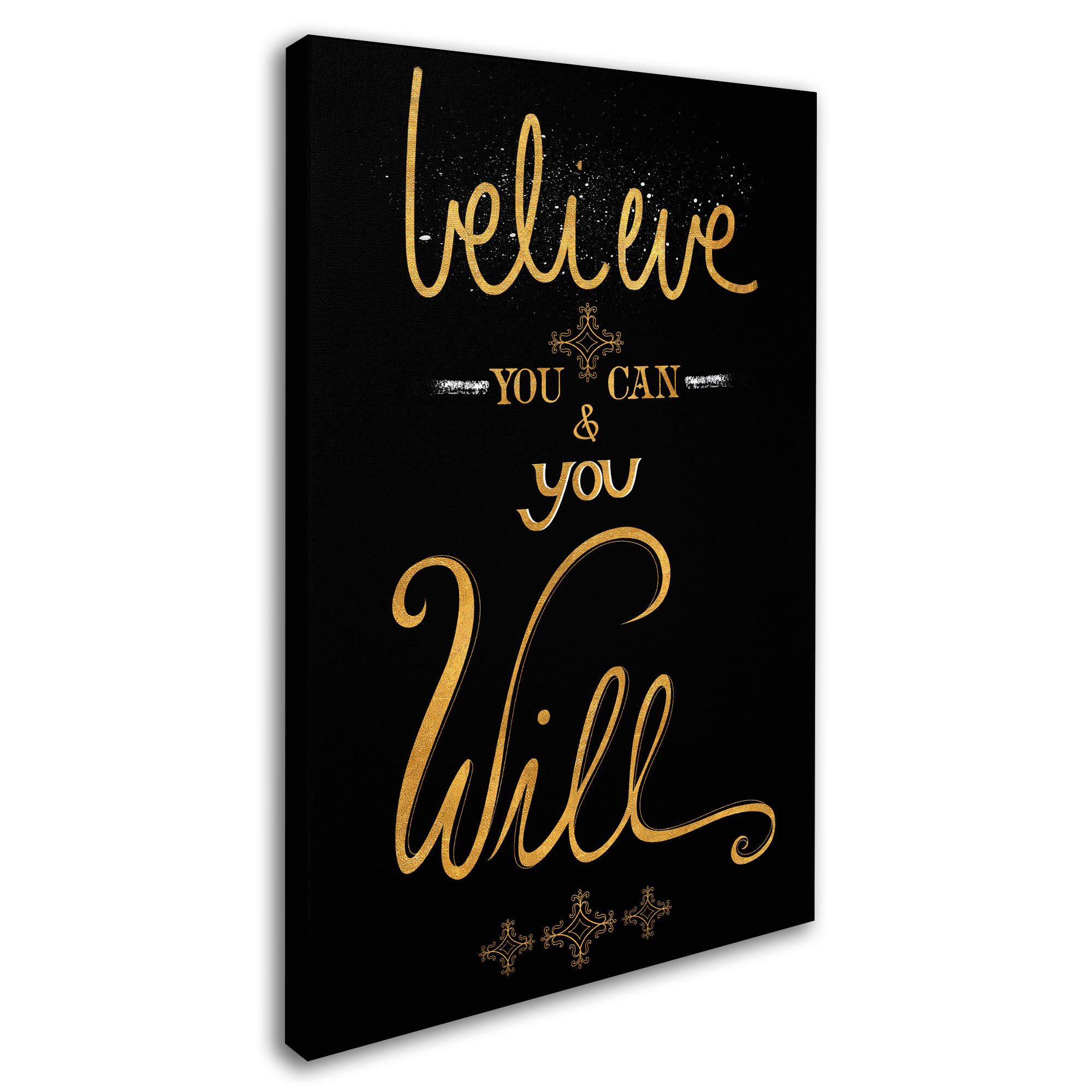 Trademark Fine Art 'Believe' Canvas Art by Lisa Powell Braun