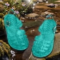 thumbnail image 5 of WEIGFI Children'S Sandals Open Toe Comfort Jelly Breathable Summer Casual Soft Sole Adjustable Strap Sweet Pool Slipper,Green,5-5.5 Years, 5 of 6