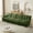 Green, variant on MAYEERTY 77 Inch L-Shaped Sectional Sofa with Ottoman, Chenille 2-Seat Modular Couch, Solid Wood & Metal Frame for Living Room Bedroom Apartment