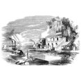 thumbnail image 2 of South Sugar Plantation. Na Louisiana Planter'S House And Sugar Plantation On The Mississippi River. Wood Engraving, 2 of 2