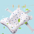 thumbnail image 4 of Cojín flotante para bañera de bebé y niños, alfombrilla de cojín, cómoda tumbona de secado , asiento de apoyo para , almohada de Blanco Hugo Almohadilla de soporte para asiento de baño, 4 of 8
