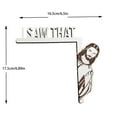 thumbnail image 3 of kkbbma under $5 2Pcs Funny Jesus Door Corner Decor, Funny Jesus Door Corner Wooden Hanger Decor, Home Wall Cabinet Christian Religious Ornament, Novelty Apartment Room Decoration Gift, 3 of 9