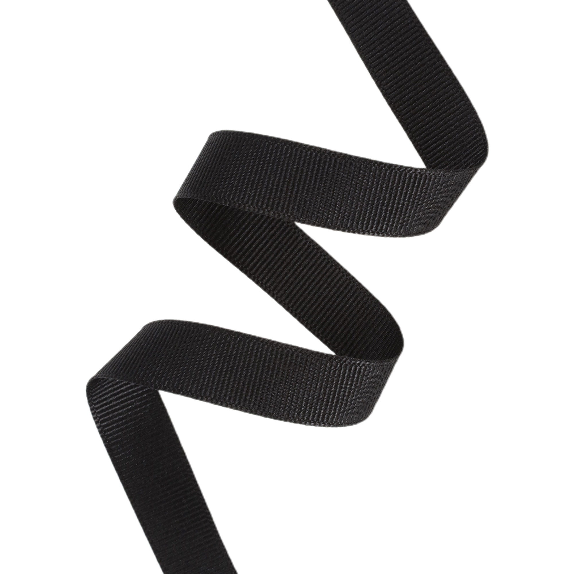 LaRibbons 5/8" Black Textured Grosgrain Ribbon, 100 Yard Roll