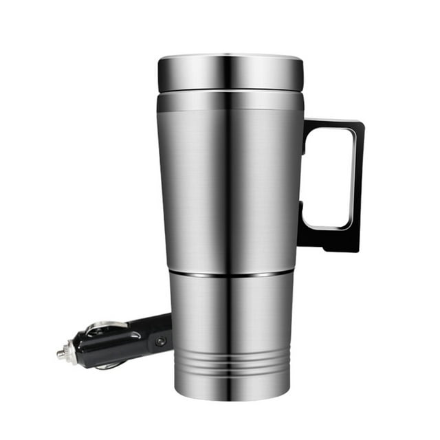 Té Electrice De Automóvil Eléctrico Hervidor De Calor Hirviendo Botellas Aisladas Aisladas 300 Ml De 24V De Acero Inoxidable Enchufe Enchufe