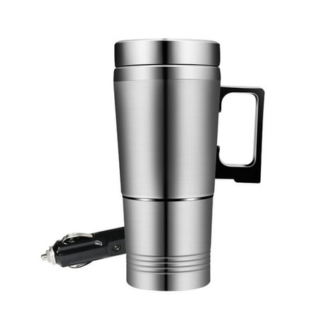 

Carevas Electric Car Kettles Boiling Heat Cup Insulation Insulated Bottles 300ml 24V Stainless Steel Lighter Plug