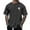 Gray, variant on Men's Summer Beach Little Tree Print Short Sleeve Round Neck T Shirt, Polyester, Lightweight, Skin friendly, for Casual & Active Occasions