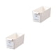 thumbnail image 1 of Yuarrent Manténgase organizado Cesta de almacenamiento de escritorio para artículos diversos y comodidad diaria Organización de blanco Tipo estrecho [1013-4] 2Conjunto, 1 of 6