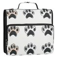 thumbnail image 5 of FORMRS Zipper Binder with Shoulder Strap 2-inch Ring 500 Sheet Capacity File Bag, Cartoon Cat Paw, 5 of 5