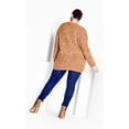 thumbnail image 2 of Avenue Women's Plus Size Charli Drop Shoulder Cable Sweater, 2 of 2