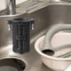 thumbnail image 4 of Tuerca de grifo de cocina duradera Cola Contratuerca del grifo Acoplamiento de montaje universal negro, 4 of 8