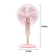 thumbnail image 3 of Yhmxh Utensilios de cocina Ventilador portátil recargable por USB de escritorio, gran ventilador de escritorio silencioso para dormitorio de estudiantes con energía eólica. Muebles para cocina, 3 of 6