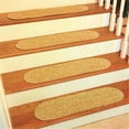thumbnail image 1 of Rhody Rug SA58A008X028-13 Sandi Tweed Braided Stair Tread, Oatmeal - Set Of 13, 1 of 1