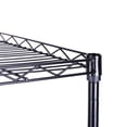 thumbnail image 5 of Tcbosik 4-Tier Metal Storage Rack Adjustable Wire Shelving Organizer Unit, Black, 5 of 10