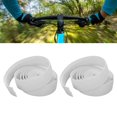 thumbnail image 4 of PU Leather Handbar Tape, Ease Installation Handlebar Strap Sweat Absorption   Cool Appearance  For Cycling White, 4 of 8