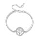 thumbnail image 1 of Brazalete de decoración de diamantes de imitación de aleación delicada a la moda, regalo de joyería para mujer, 1 of 5