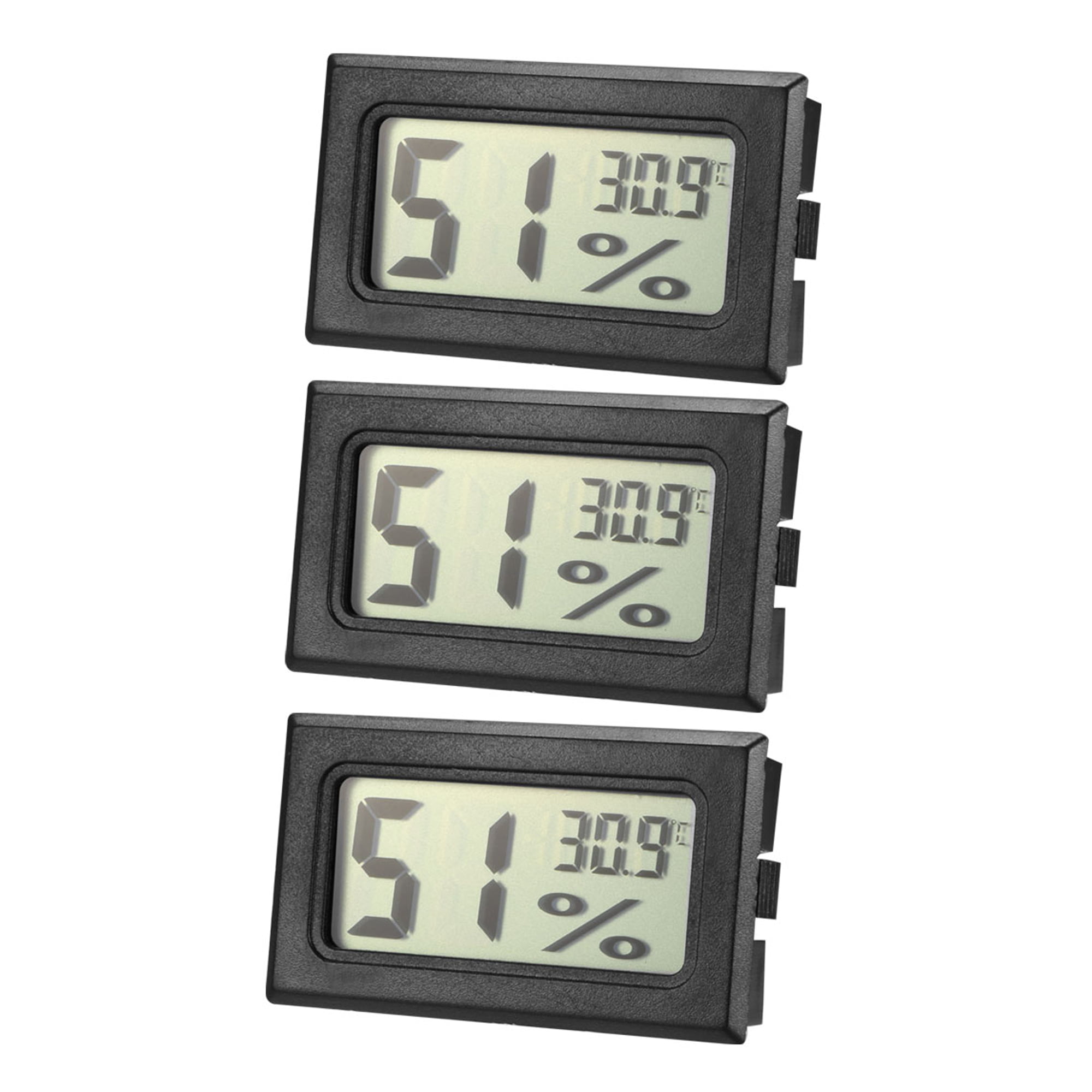 Details about   Thermometer Temperature Mini LCD Meter Gauge Hygrometer Humidity Celsius Digital 