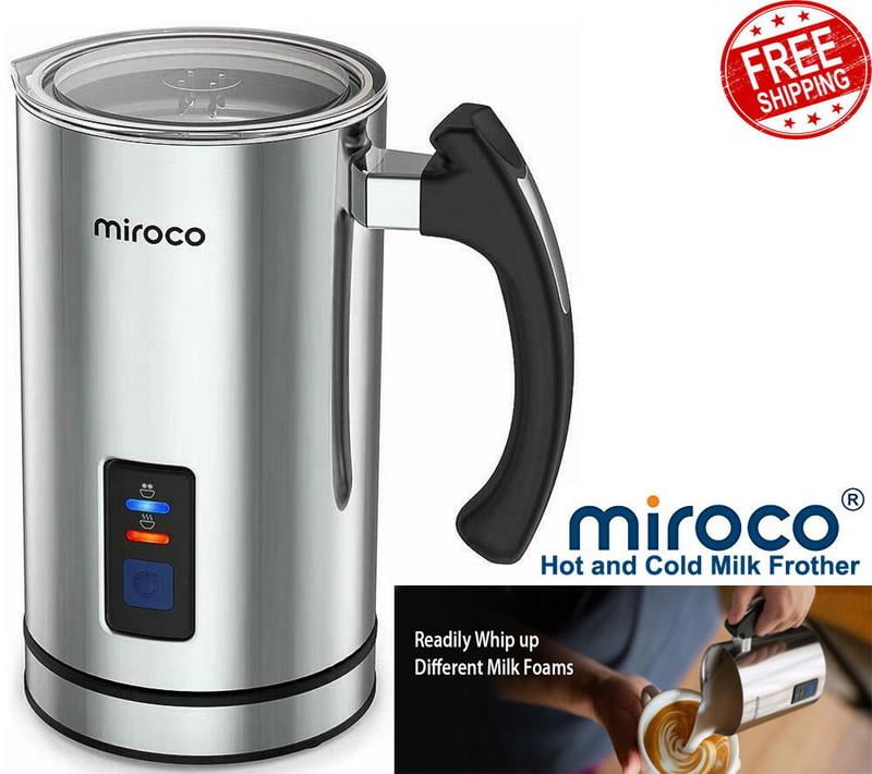 Miroco Frother Stainless Steel Automatic Hot and Cold Milk Frother
