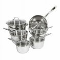 thumbnail image 1 of Lagostina 12 Piece Stainless Steel 3-Ply Cookware Set, Oven Safe, 1 of 1