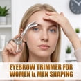 thumbnail image 6 of Eyebrow Scissors with Comb, Eyebrow Trimmer for Women and Men Shaping, Stainless Steel Eye Brow Trimmer Grooming Kit with Brow Scissors and Comb, Grey, 6 of 7