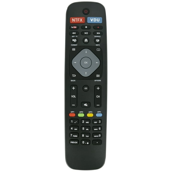 URMT42JHG005 Replacement Remote Control fit for Philips Smart LED HDTV 65PFL8900 65PFL8900/F7 65PFL8900F7 65PFL7900 65PFL7900/F7 65PFL7900F7 55PFL7900