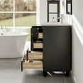 thumbnail image 6 of Eviva Happy 24" x 18" Transitional Espresso Bathroom Vanity with White Carrara Quartz Countertop, 6 of 7
