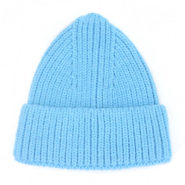 Jumpingount Gorros de punto de invierno, gorro de fibra acrílica para mantener el calor, gorro cómodo, gorro de vestir, accesorio deportivo informal Sombreros lago azul Jumpingount AP013439-03