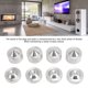 thumbnail image 4 of Almohadillas De Púas Para Altavoces HiFi, Almohadilla Para Pies Con Aislamiento De Púas Para Altavoces, Aleación De Aluminio Con Absorción De Impactos Para Amplificador Para, 4 of 7