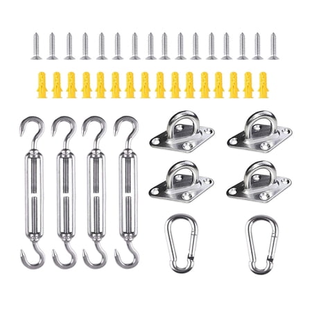 Shade Depot Sail Hardware 6"""""""" for Square Rectangle patio and garden